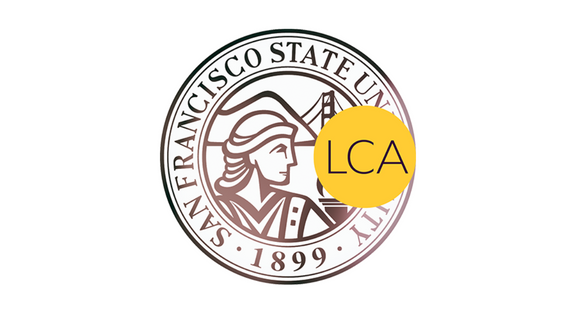 San Fracisco State 1899 seal with LCA in a circle